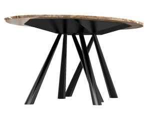forest oval table Modello 3D