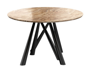 forest oval table Modello 3D
