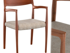 moller model 57 armchair 3D Model