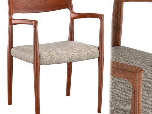 крісло moller модель 57 3D Модель