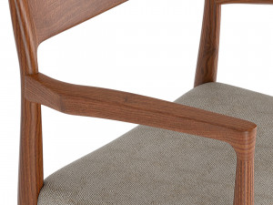 moller model 57 armchair 3D Model