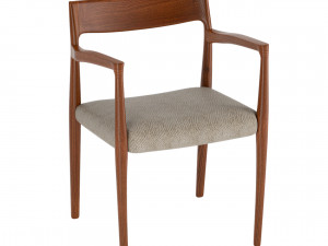 moller model 57 armchair 3D Model