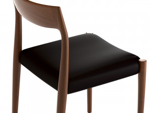 moller model 77 side chair 3D Model