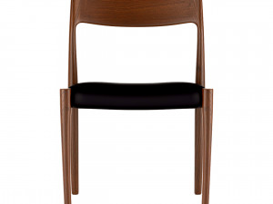 moller model 77 side chair 3D Model