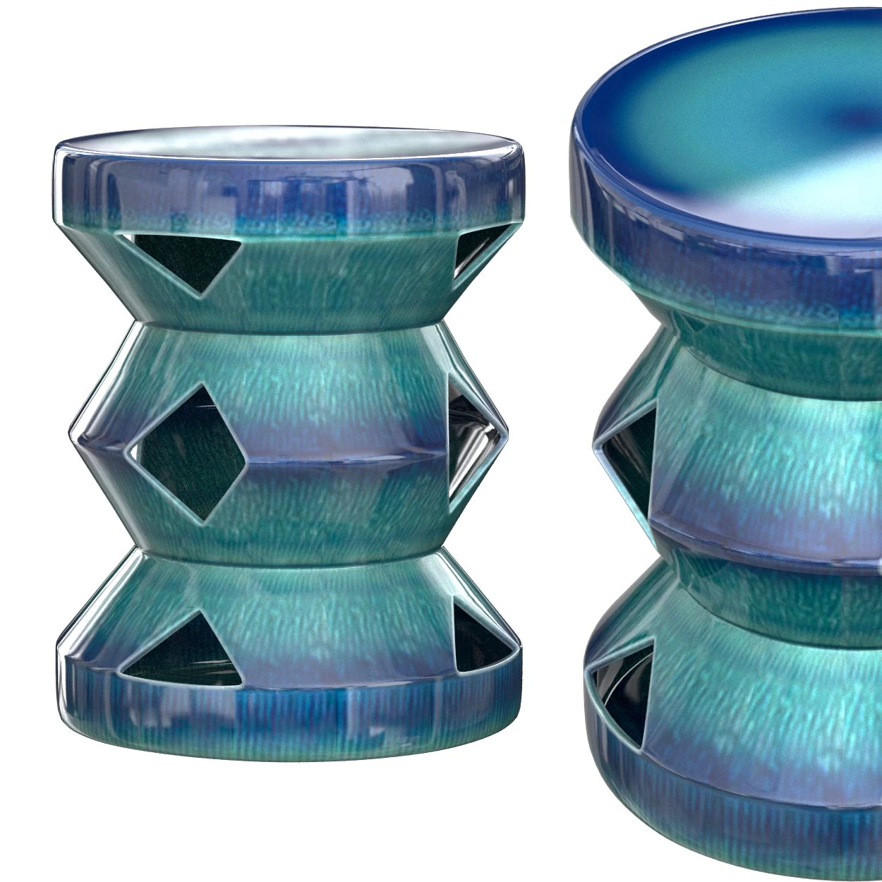 중공 지그재그 3D 모델 .c4d .max .obj .3ds .fbx .stl .blend 