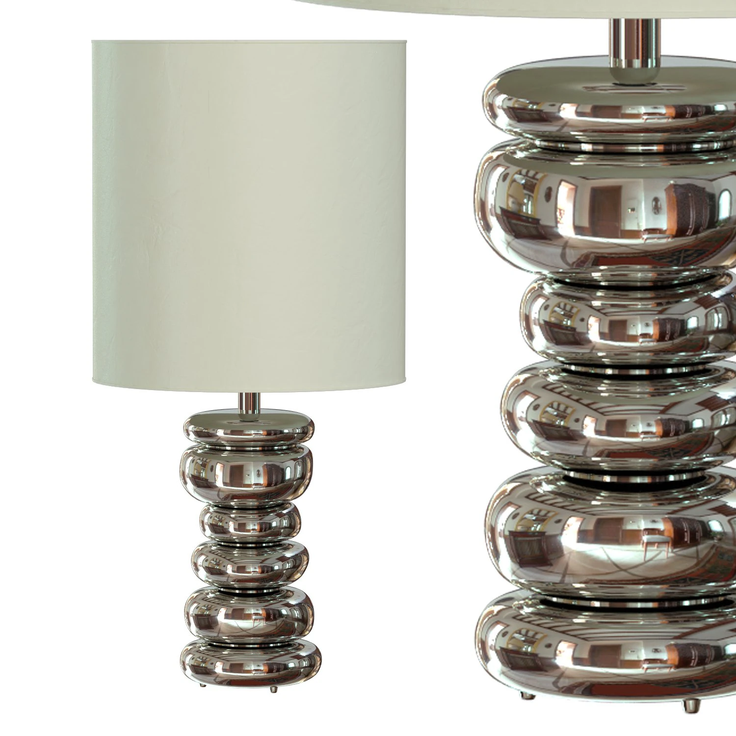 mattia bonetti table lamp 3D Model .c4d .max .obj .3ds .fbx .stl .blend