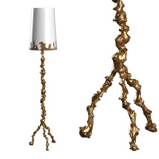 standard lamp grotto Modello 3D .c4d .max .obj .3ds .fbx .stl .blend 