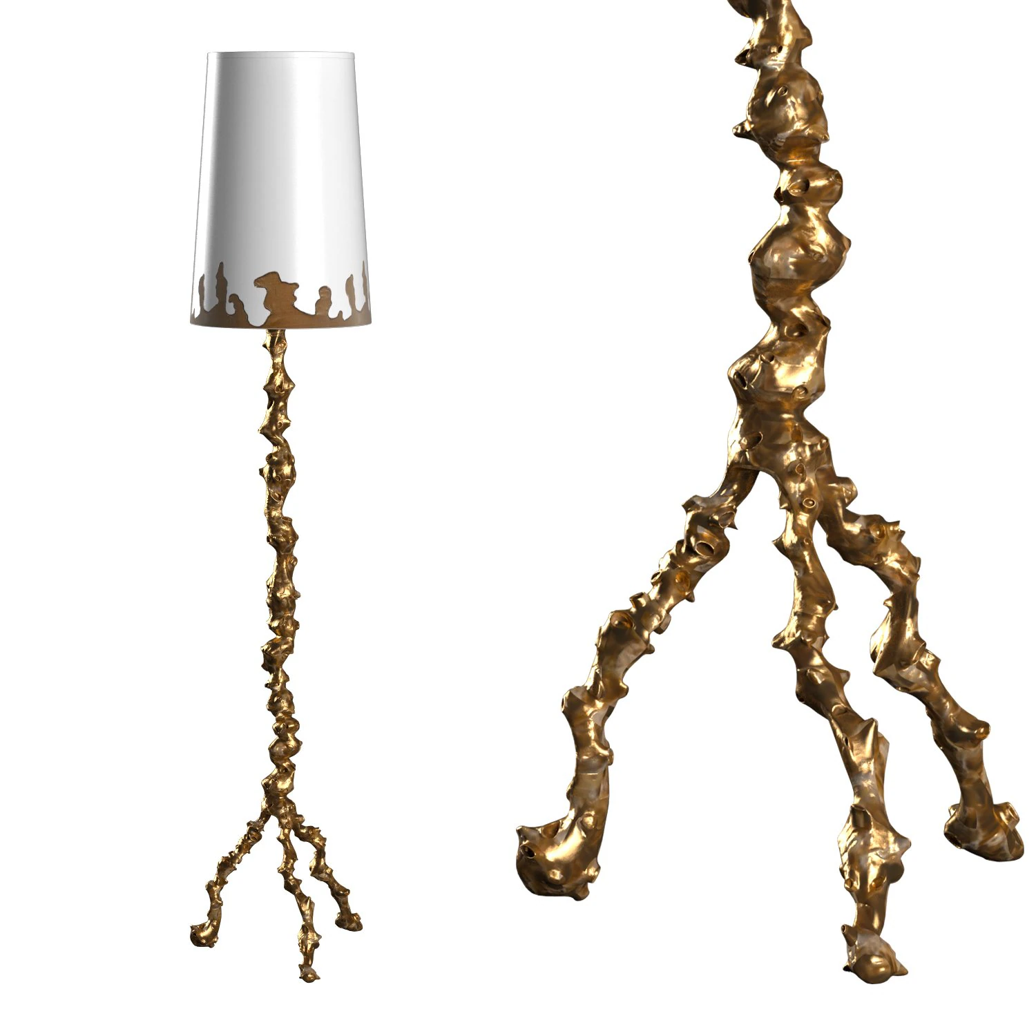 standard lamp grotto 3D Model .c4d .max .obj .3ds .fbx .stl .blend
