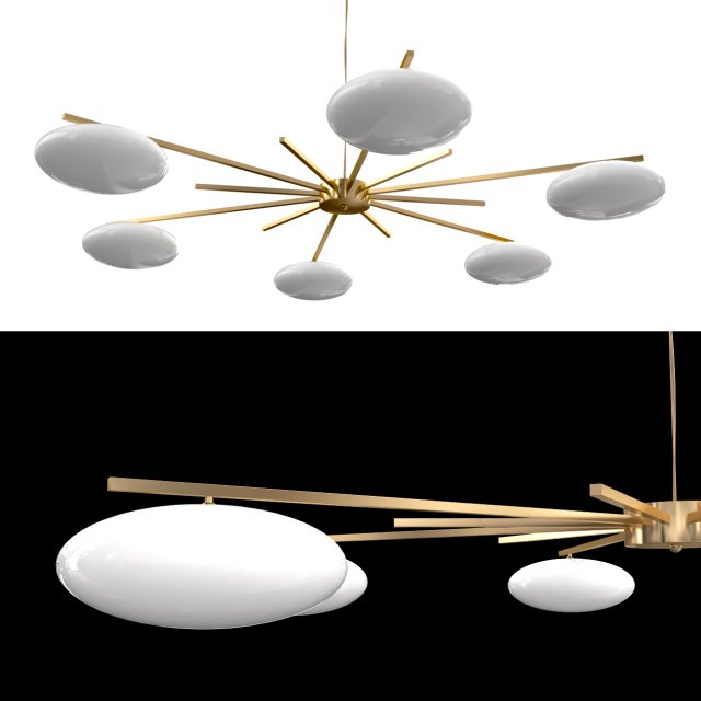 chandelier john salibello Model 3D .c4d .max .obj .3ds .fbx .stl .blend 