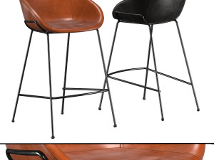 lee bar counter stools 3Dモデル