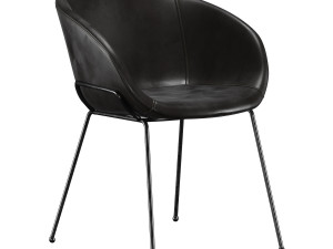 lee faux leather dining armchair 3D Model