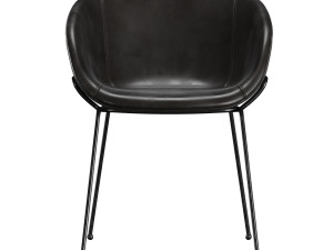 lee faux leather dining armchair 3D Model