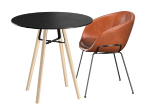 liu h73 bistrot table Modelo 3D