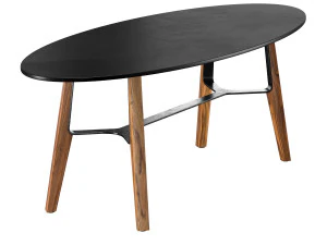 liu ct oval coffee table 3D Model