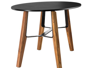 liu ct oval coffee table 3Dモデル