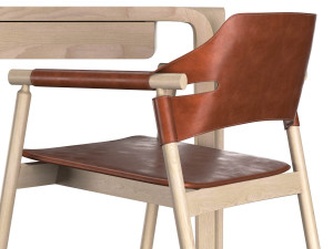 primum work desk-suite p l cu armchair 3D Model