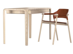 primum work desk-suite p l cu armchair 3D Model