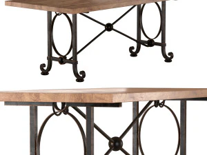 ジルベール・ポワレラットのダイニングテーブル 3Dモデル