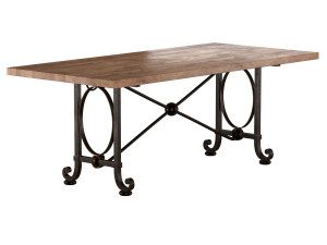 gilbert poillerat dining table 3D 모델