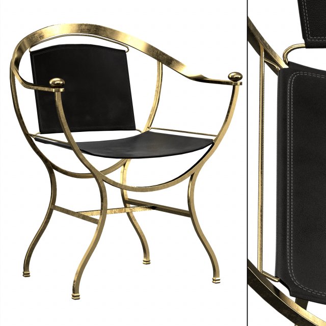 pompeii armchair Modèle 3D .c4d .max .obj .3ds .fbx .stl .blend 