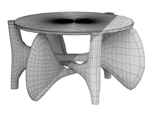 jacqueline delubac coffee table 3D Model