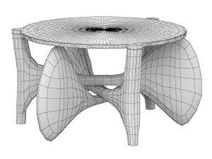 jacqueline delubac coffee table 3D Model