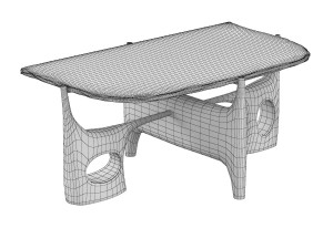 philippe hiquily coffee table 3D Модель