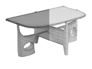 philippe hiquily coffee table 3D Модель