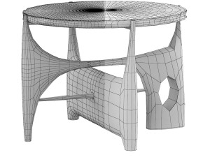 philippe hiquily coffee table 2 3D Model