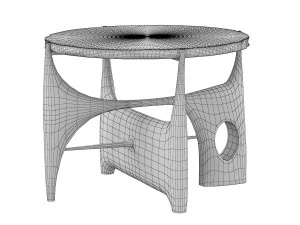 philippe hiquily coffee table 2 3D Model