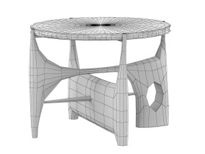 philippe hiquily coffee table 2 3D Model