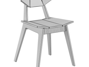facet chair 3D Модель