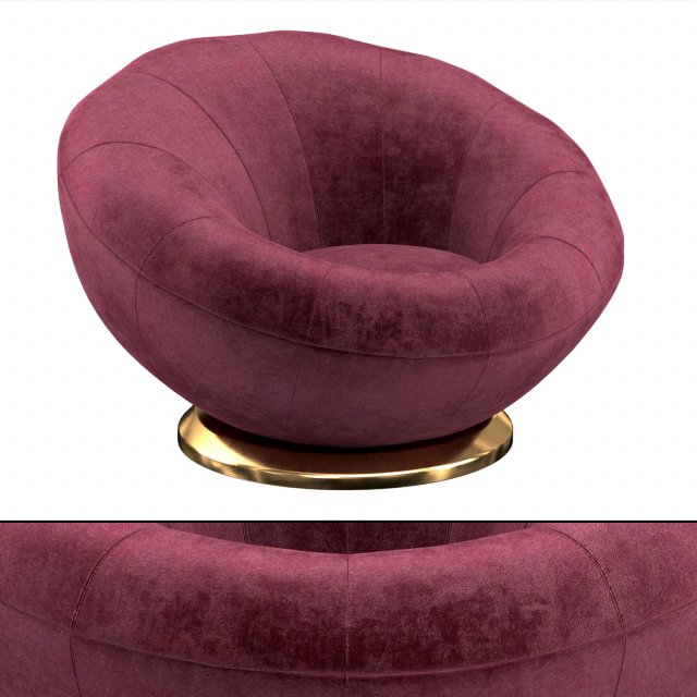Groovy upholstered armchair 2025