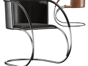 мл 33 шкіряне крісло 3D Модель