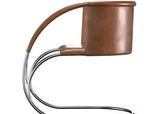ml 33 leather chair Model 3D