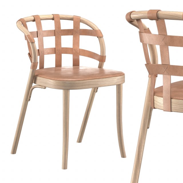 collage chair 3D 模型 .c4d .max .obj .3ds .fbx .stl .blend