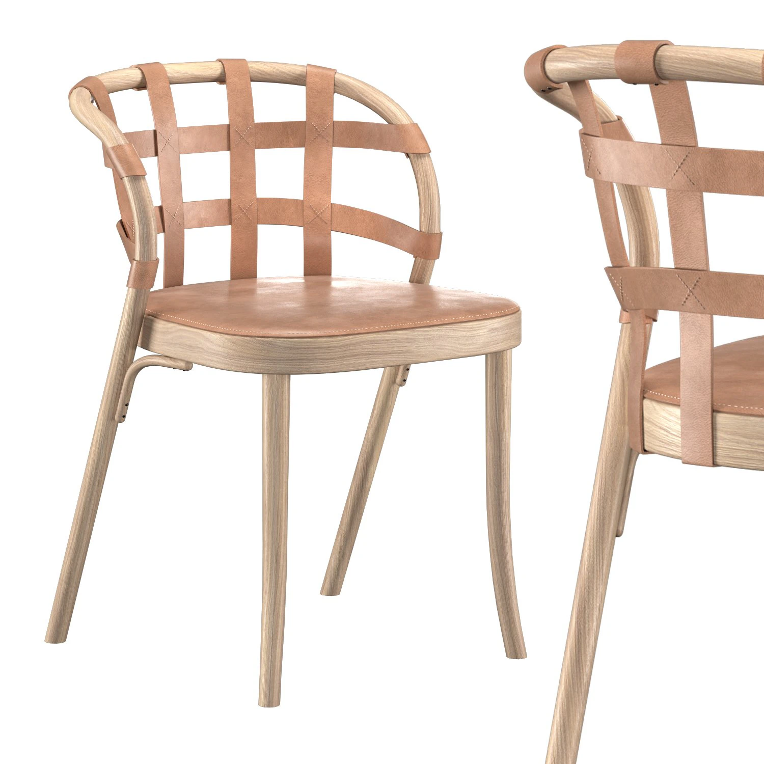 collage chair 3D Model .c4d .max .obj .3ds .fbx .stl .blend