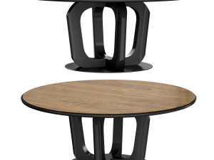 dining table 4221 round Model 3D