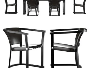 mesa de comedor 4221 and chair t13 set-1 3D Model