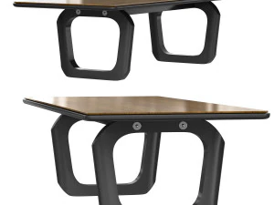 mesa de comedor 4221 and chair t13 set-1 3D Model