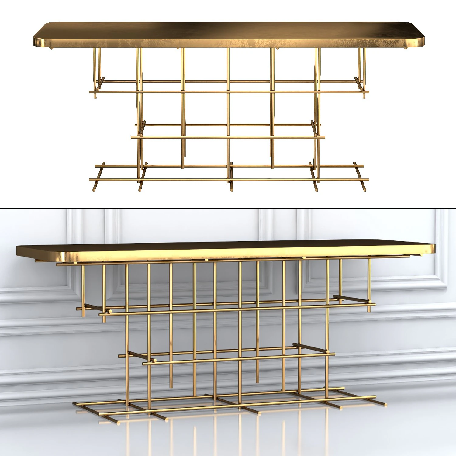 console 4230-9 3D Model .c4d .max .obj .3ds .fbx .stl .blend