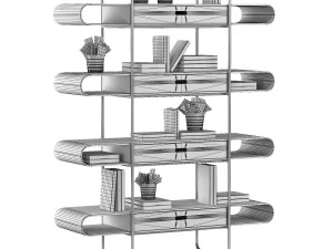 apelle libreria set 3 3D Model