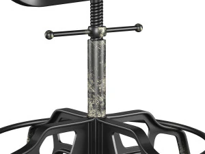 rockee steel cafe chair 3D Model