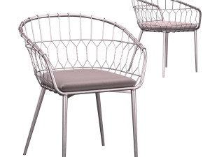 ritorto knox dining chair 3D Model
