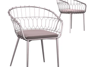 ritorto knox dining chair 3D Model