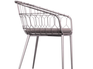 ritorto knox dining chair 3D Model