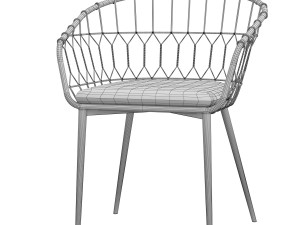 ritorto knox dining chair 3D Model
