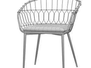 ritorto knox dining chair 3D Model