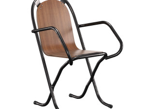 sebel ply chair ms-846m-st Modello 3D