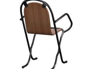 sebel ply chair ms-846m-st Modello 3D